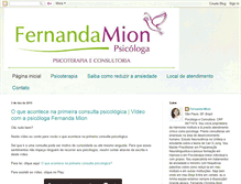 Tablet Screenshot of fernandamionpsicologa.com.br